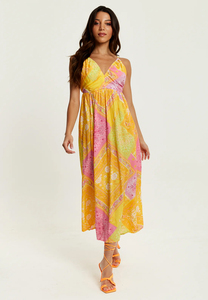 Vestido Camisero Midi de Gasa Casual de Primavera para Mujer de Alta Calidad, Nuevo y Moderno con Estampado Floral, Licoroso, Azul Marino y de Cebra, Estilo Imperio - Product Image 6