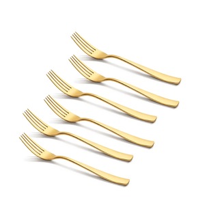 Bulk <b>Sale</b> Food-Grade Gold-Plated Stainless Steel Dinner Forks Eco-Friendly BPA Free Dishwasher <b>Safe</b> <b>for</b> <b>Home</b> & Restaurant Use - Product Image 5
