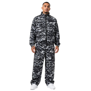 Windbreaker Zip-Up <b>Jacket</b> and Nylon Pants Camouflage Two Piece Jogger Sets Polyester Tracksuits <b>jacket</b> for <b>men</b> OEM <b>men's</b> <b>jacket</b> - Product Image 1