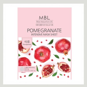 Mascarilla facial Embiel Pomegranate Intensive Mask Sheet, 10 mascarillas faciales para el cuidado de la piel - Product Image 3