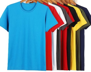 Camiseta Casual Holgada de Cuello Redondo, 180g, Algodón Peinado CVC, con Logotipo Bordado Personalizado, Precio de Fábrica CN, Bangladesh - Product Image 2
