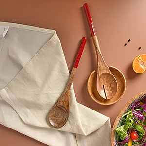 เครื่องใช้ในครัวทำจากไม้พายไม่ติดเครื่องครัวทำจากไม้ธรรมชาติจากผู้ผลิตอินเดีย - Product Image 6