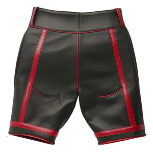 Pantalones Cortos de Cuero Genuino para Hombre, Diseño Ecológico con Múltiples Bolsillos, Moda Casual para Exteriores, Calidad Premium - Product Image 3