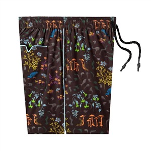Men's Quick Dry Waterproof Breathable Running <b>Shorts</b> Back <b>Zip</b> Phone <b>Pocket</b> 100% Polyester Solid Elastic Waist Drawstring Closure - Product Image 3