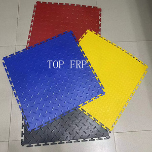 Dalles de sol de garage en PVC à emboîtement robustes / Tapis de sol de entrepôt en plastique amovibles à emboîtement - Product Image 1