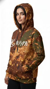 Sweat à capuche unisexe oversize décontracté urbain pour l'hiver avec broderie et impression par sublimation pour les marques avant-gardistes - Product Image 5