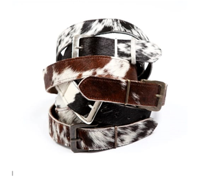 Cinturones de Cuero Vacuno con Hebilla de Acero Vintage para Mujer, Personalizables con Estampado Animal, Alta Resistencia y Durabilidad, Pakistán - Product Image 6
