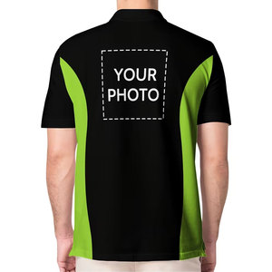 เสื้อโปโลแขนสั้นบล็อกสีที่ปรับแต่งได้ รองรับการออกแบบโลโก้ข้อความรูปภาพ ออกแบบเองได้ แฟชั่นลำลองสวมใส่ได้ทุกวัน - Product Image 5