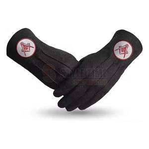 Gants maçonniques de qualité supérieure avec texture lisse, sensation légère et construction durable pour les événements formels - Product Image 2