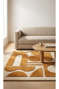 Hand Tufted Wool <b>Rug</b> with Structured Weave Anti-Slip Thick Pile Modern Design for Durable Use Busy Interior <b>Spaces</b> Customization - Product Image 4