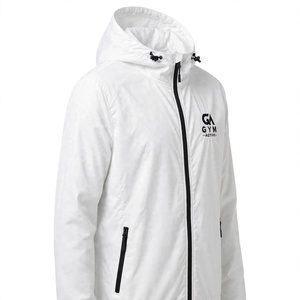 Chaqueta Deportiva Casual de Invierno Verde para Gimnasio, con Capucha, Cuello Alto, Logotipo Frontal, Cremallera Completa, Impermeable, Cortavientos y Transpirable - Product Image 2