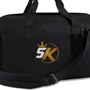 Sac de sport unisexe en tissu Oxford à motif écossais, 40-55L, fermeture éclair, résistant à l'eau, durable, pour la gym et le fitness - Product Image 2