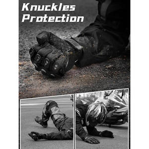 Guantes de Motocicleta Premium, Recubiertos de Poliéster y Poliuretano, Impermeables, con Pantalla Táctil, Dedos Completos, Unisex, para Carreras, Deportes y Motociclismo - Product Image 4