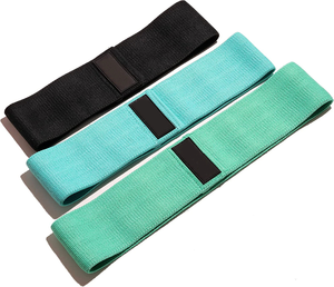 Banda de Resistencia Elástica de Algodón Premium para Cadera, Banda Antideslizante para Glúteos y Piernas, Equipo de Levantamiento de Pesas - Product Image 1