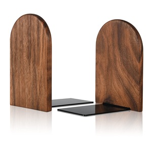Sculptural Brass Bookends Set Of 2 Irregular Shape Metal <b>Decor</b> Rustic Design Handcrafted <b>Book</b> Ends - Product Image 6