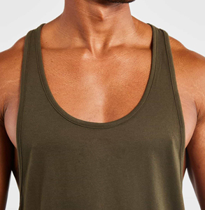 Men's Cut Out Sleeveless Shirt Gym <b>Stringer</b> <b>Vest</b> Blank Workout T-Shirt Muscle Tee Bodybuilding Tank Top Fitness Clothing - Product Image 4