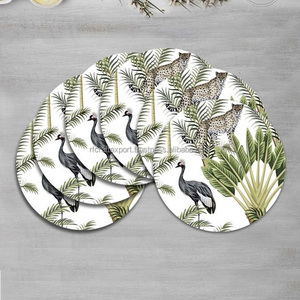 Napperon de haute qualité en mdf imprimé Tapis de table à manger imperméable à l'eau pour la cuisine et la maison pour le mariage - Product Image 3