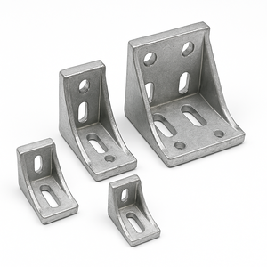 Soporte de Montaje en Ángulo de Aluminio Fundido a Presión 8080C-8, Soporte de Esquina Interior Negro para Perfil de Aluminio 8080, Precio de Fábrica - Product Image 4