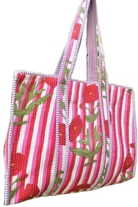 Bolsa de Mano Acolchada de Algodón Personalizable Hecha a Mano en India, con un Elegante Diseño de Letras, para Uso Diario en el Supermercado, Personalizada para Novias y Bodas - Product Image 3