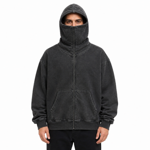 Sweat-shirts en coton en gros, molleton filé à anneaux, broderie personnalisée pour marques de vêtements, marque privée, livraison rapide - Product Image 4