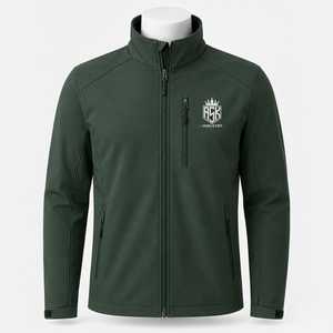 Veste softshell pour homme de haute qualité, confectionnée avec un tissu doux et flexible et une construction confortable pour les activités de plein air et le travail. - Product Image 1