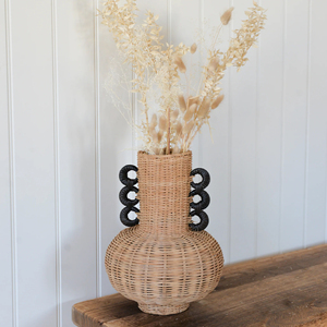 Rattan Urn <b>Vase</b> Handmade Wholesale Manufacturer Natural Woven Rattan Decorative Home Decor Accessories - Product Image 2