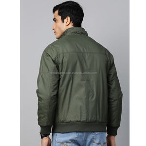 Fabricant Offre Spéciale Outwear Décontracté Vert Armée Automne Zip Personnalisé Hommes Bomber Veste - Product Image 2