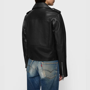 Chaqueta de Cuero para Mujer, Estilo Pakistaní, Color Negro, Talla Grande, para Invierno y Primavera - Product Image 2