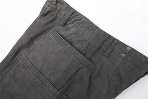 Pantalon cargo pour homme à taille basse et jambes larges, en laine, avec plusieurs poches, style hip-hop, imperméable et coupe-vent, fermeture à cordon - Product Image 5