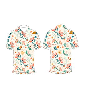 Polo décontracté pour homme à imprimé floral, manches courtes, col boutonné, mode estivale, t-shirt de golf - Product Image 6