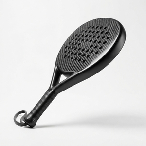 Raqueta de Pádel Ligera de Fibra de Carbono y Grafito, Núcleo de EVA, Diseño Equilibrado, Cara Texturizada, Empuñadura Ergonómica, Control de Potencia, Deportes - Product Image 2