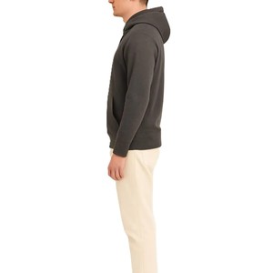 Sudadera con capucha Essentials 1.1 de otoño, informal, lisa, con logo personalizado, con cremallera, teñida, de secado rápido, corte refinado, básicos de alta gama. - Product Image 2