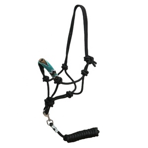 Vente chaude Artisanat Équitation Corde En Nylon Halter Prix De Gros Polo Conçu Cheval Halter Acheter Meilleur Fournisseur De L'Inde - Product Image 2