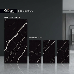 กระเบื้องพอร์ซเลนลายเทอร์ราซโซ่ ฮาร์เวสต์ บราวน์ ขนาด 800x1600 มม. หนา 10 มม. ดีไซน์หินอุ่น รับประกัน 5 ปี สำหรับตกแต่งภายในหรูหรา - Product Image 2