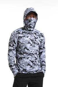 Sudadera con Capucha para Hombre, de Verano, para Pesca, con Protección Solar UPF 50, de Secado Rápido, Transpirable, Ultrafina, Estampada, de Seda de Hielo, 100% Poliéster, de Fábrica OEM - Product Image 6