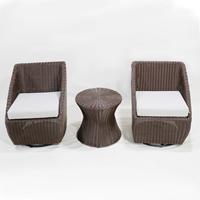 Fauteuil suspendu œuf élégant et confortable CH-Factory avec support, mobilier d'extérieur fabriqué au Vietnam pour jardin et terrasse CH4283A/3BR