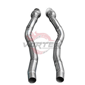 Système d'échappement électronique à valve en acier inoxydable doré Vortex pour Ferrari F12 avec système d'échappement catback à valve - Product Image 5
