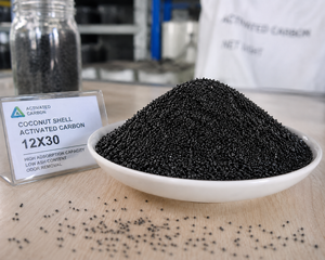 Carbón de Cáscara de Coco de Alta Actividad 12x30, Marca Vitronexa, 99% de Pureza, para Tratamiento de Agua con Alto Contenido de Yodo (1100 min), Control de Olores - Product Image 1