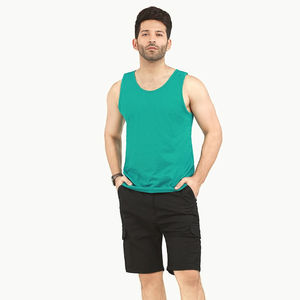 Débardeur Homme Personnalisé en Coton, Couleur Unie, pour Fitness, Entraînement et Musculation - Meilleure Vente - Product Image 1
