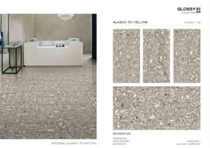 Azulejos de porcelana premium con acabado brillante de 60x120cm, 600x1200mm, tamaño 24x48 para paredes y suelos interiores modernos. - Product Image 2