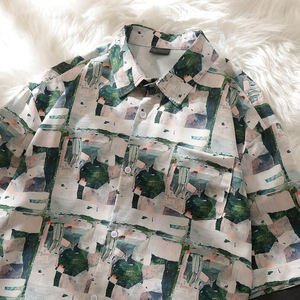 Chemises d'été pour homme à manches courtes, personnalisables OEM/ODM, nouvelle collection, haute qualité, respirantes, à bouton unique, décontractées - Product Image 5
