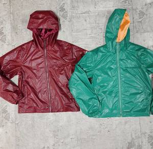 High Quality Lightweight Hooded Windbreaker Rain <b>Jacket</b> Water Resistant Full Zip Outdoor Men's Red PU Hooded Windbreaker <b>Jacket</b> - Product Image 6