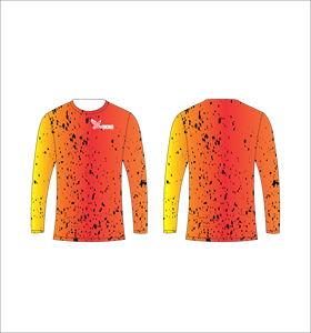 เสื้อตกปลาแห้งเร็วสีเทาลายจุดแขนยาวเสื้อยืดกีฬาแบบซับลิเมชั่น - Product Image 6