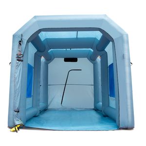 13x10x9ft <b>Inflatable</b> Spray Paint Booth with LED Lighting 950W High Powerful Blowers Air Filter Spray Booth Tent for <b>Car</b> Painting - Product Image 5