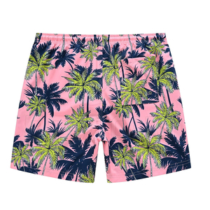 Shorts de bain sportifs personnalisés OEM pour hommes, séchage rapide, légers, respirants, anti-UV, 100 % coton, taille élastique unie, écologiques - Product Image 2