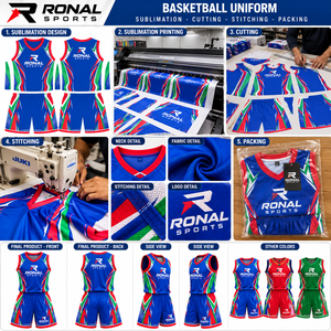 Uniforme de Baloncesto de Malla de Poliéster de 180g de Buena Calidad, Diseño Maorí Sublimado, Personalizado para Universidad, Sin Mangas, de Secado Rápido - Product Image 5