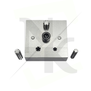 Nouvelle forme, facile à utiliser, découpeuse à disque en acier inoxydable, forme de fleur à 5 pétales avec 3 poinçons, accessoires de fabrication de bijoux personnalisés - Product Image 4