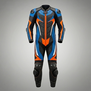 Combinaison Moto Unisexe en Cuir Véritable Personnalisée, Tendance 2026, Meilleure Vente, pour Course Automobile - Product Image 1