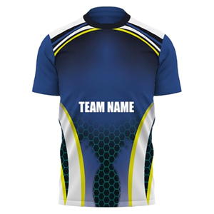 Unisex OEM Service Professional Clothing Hot Custom Logo Wholesale Cricket Jersey 100% Polyester Printed Custom Colors <b>Size</b> - Product Image 4
