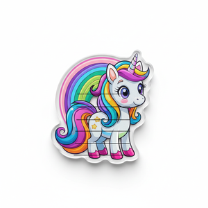 Popular Tabla de Pestañas Arcoíris con Soporte Magnético para Herramientas, Tabla de Trabajo Acrílica para Aplicación Fácil de Extensiones de Pestañas en Salón - Product Image 2